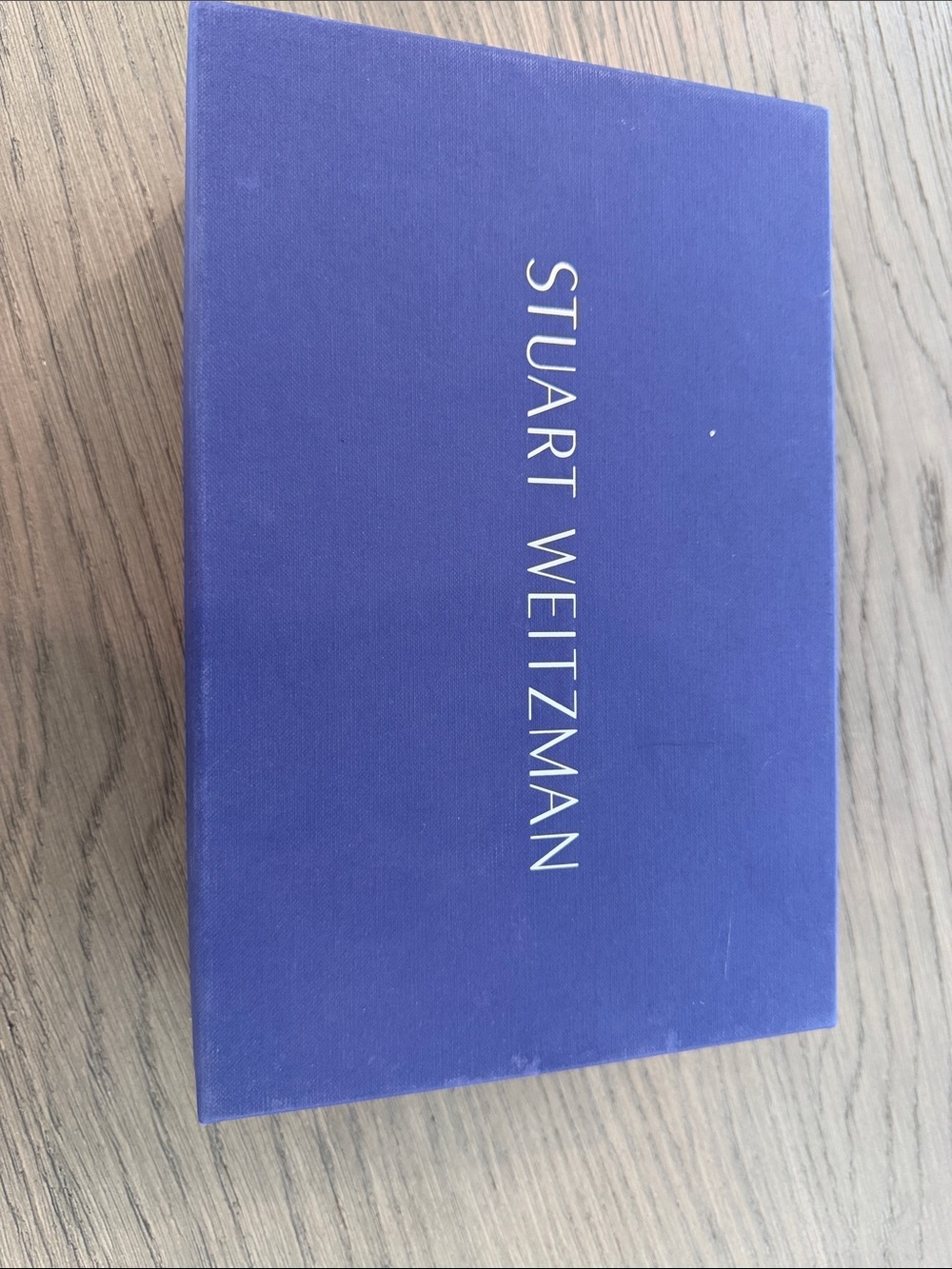 Stuart Weitzman Purple Logo Shoe Box